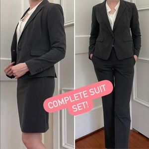 FULL SUIT Gray AT 00P pencil skirt, pants, blazer